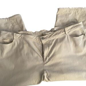 Women’s Khaki Capri Denim Plus Size 26W Jeans by J. Jill